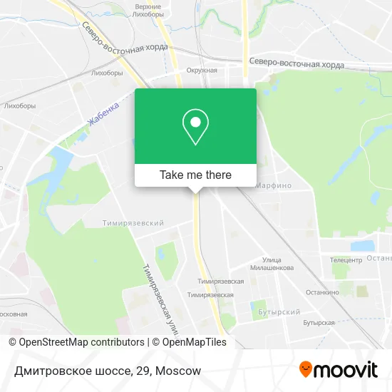 Дмитровское шоссе, 29 map