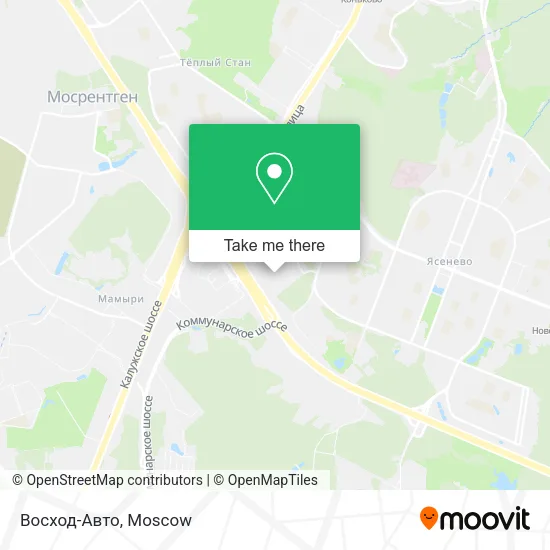 Восход-Авто map