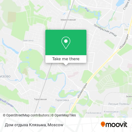 Дом отдыха Клязьма map