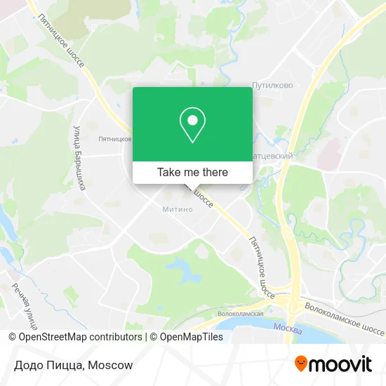 Додо Пицца map