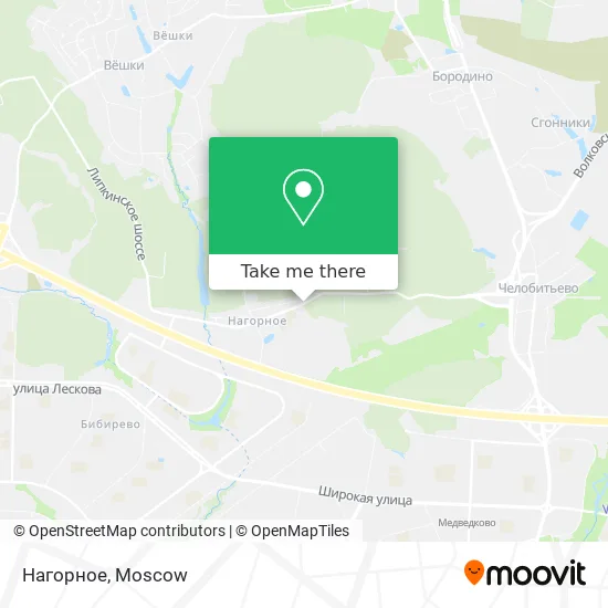 Нагорное map