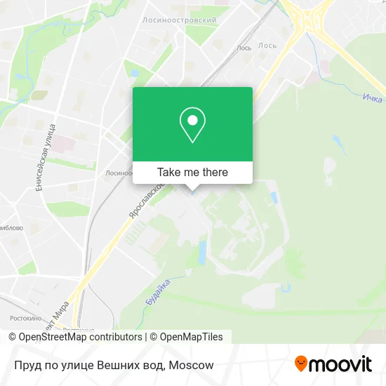 Пруд по улице Вешних вод map