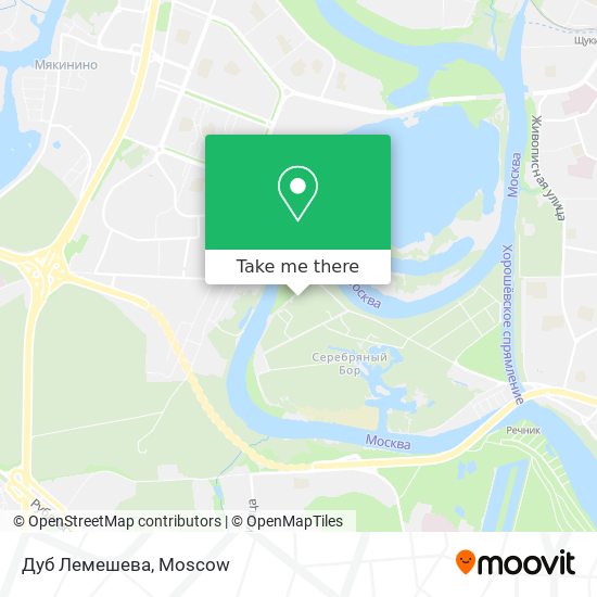 Дуб Лемешева map