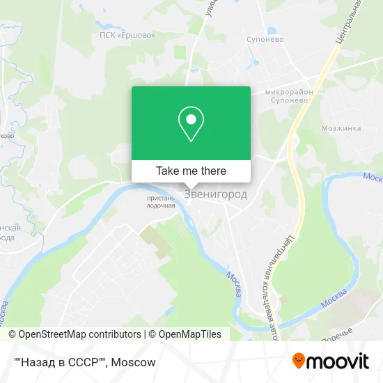 ""Назад в СССР"" map