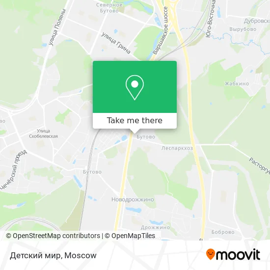 Детский мир map