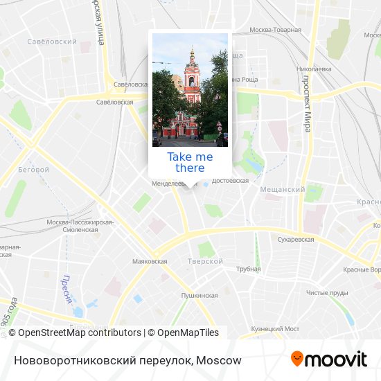 Нововоротниковский переулок map
