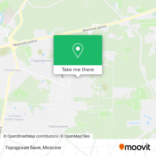 Городская баня map
