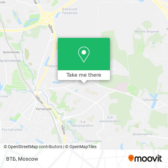 ВТБ map