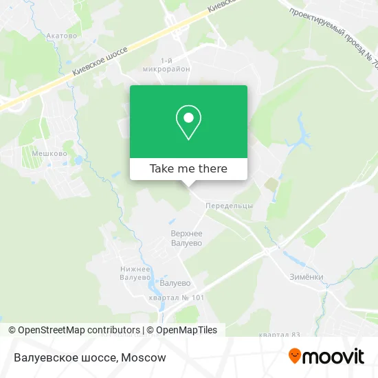 Валуевское шоссе map