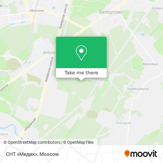 СНТ «Медик» map