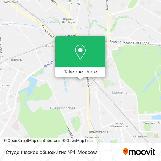Студенческое общежитие №4 map