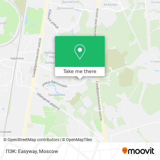 ПЭК: Easyway map