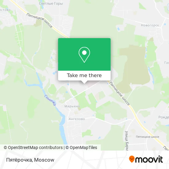 Пятёрочка map