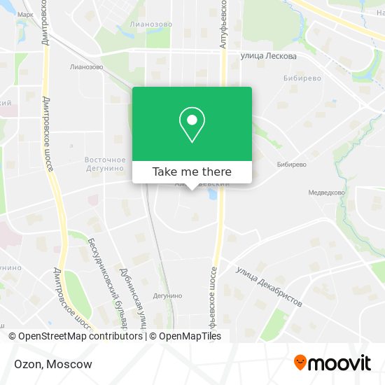 Ozon map