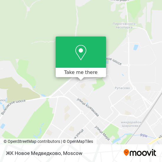 ЖК Новое Медведково map