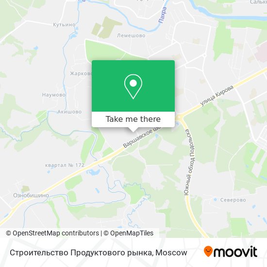 Строительство Продуктового рынка map