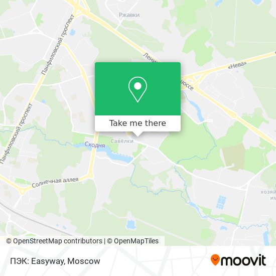 ПЭК: Easyway map