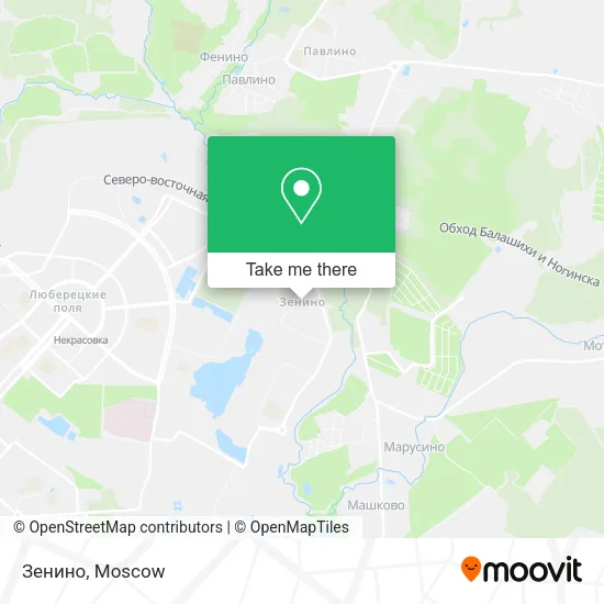 Зенино map