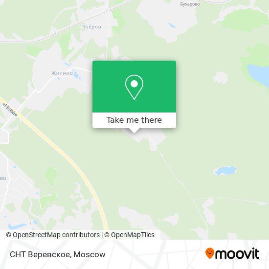 СНТ Веревское map