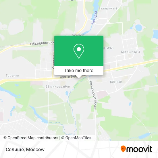 Селище map