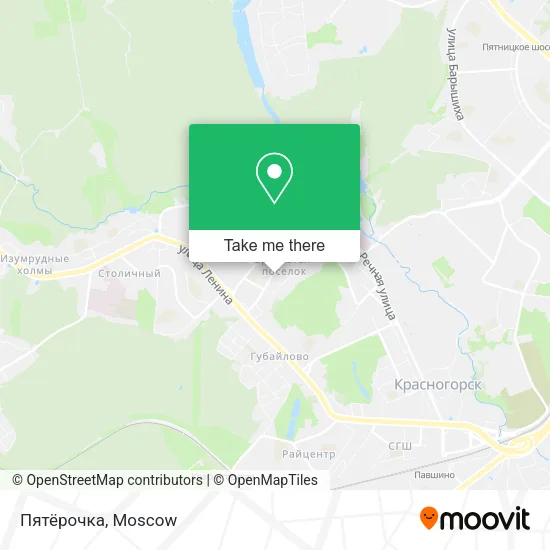 Пятёрочка map