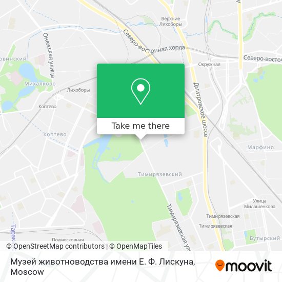 Музей животноводства имени Е. Ф. Лискуна map