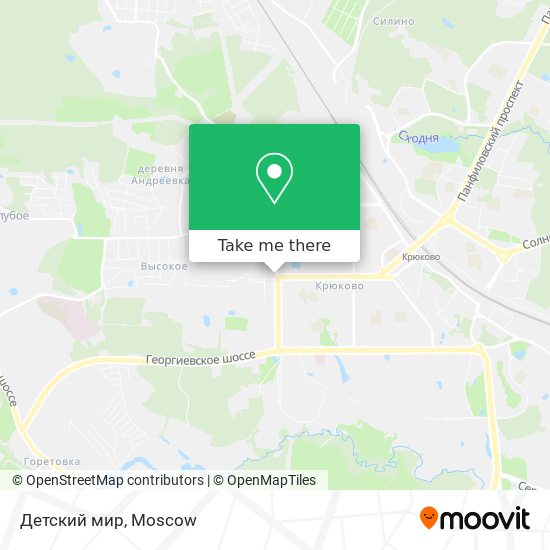 Детский мир map