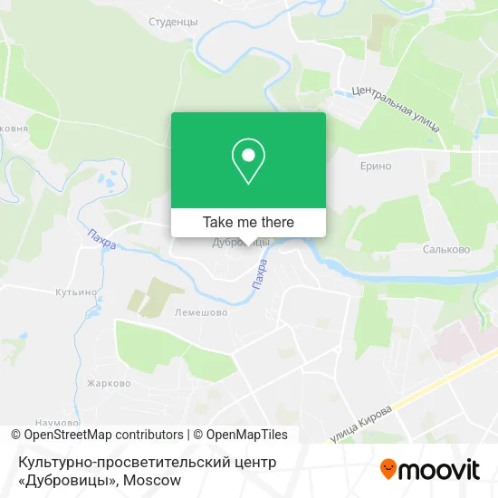 Культурно-просветительский центр «Дубровицы» map