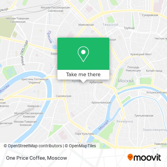 One Price Coffee map