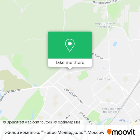 Жилой комплекс ""Новое Медведково"" map