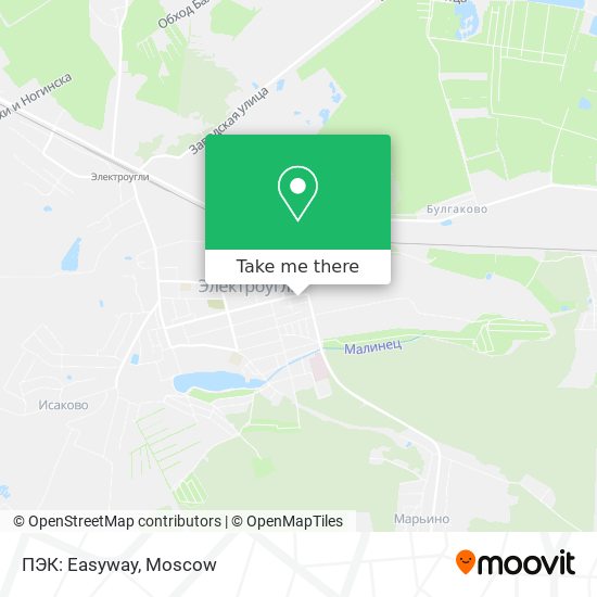 ПЭК: Easyway map