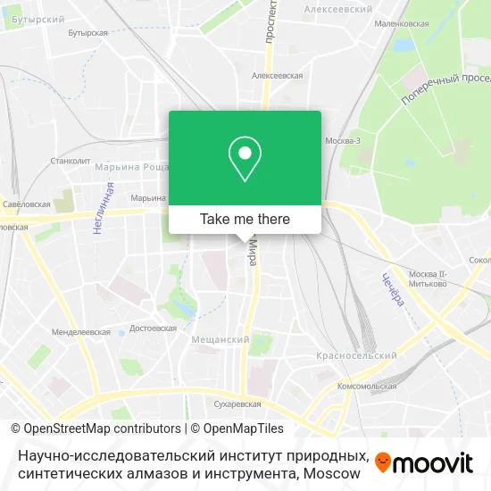 Научно-исследовательский институт природных, синтетических алмазов и инструмента map