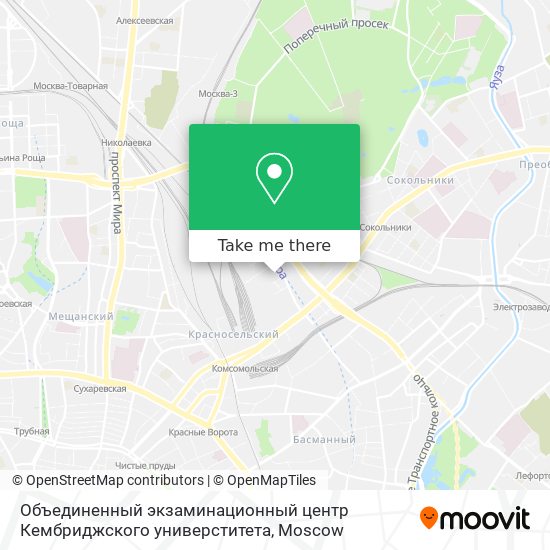 Объединенный экзаминационный центр Кембриджского универститета map