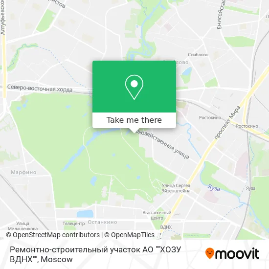 Ремонтно-строительный участок АО ""ХОЗУ ВДНХ"" map