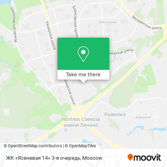ЖК «Ясеневая 14» 3-я очередь map