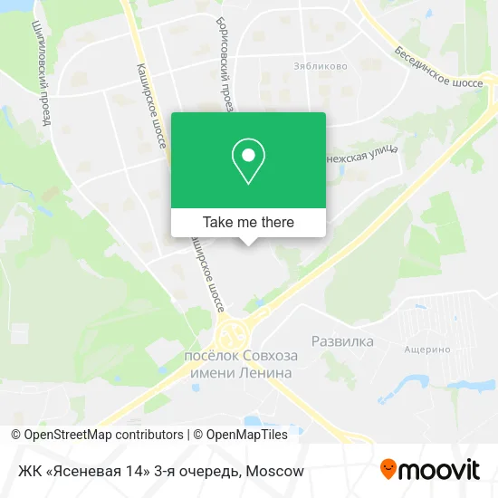 ЖК «Ясеневая 14» 3-я очередь map