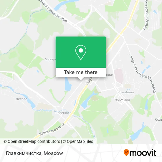 Главхимчистка map