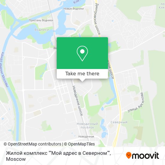 Жилой комплекс ""Мой адрес в Северном"" map