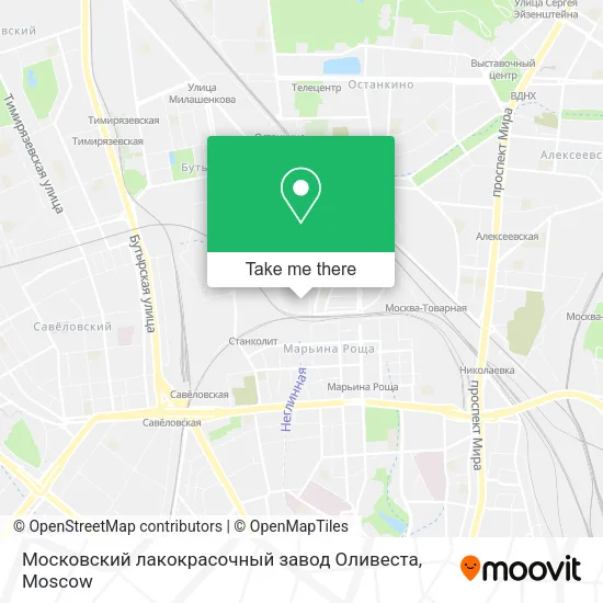 Московский лакокрасочный завод Оливеста map