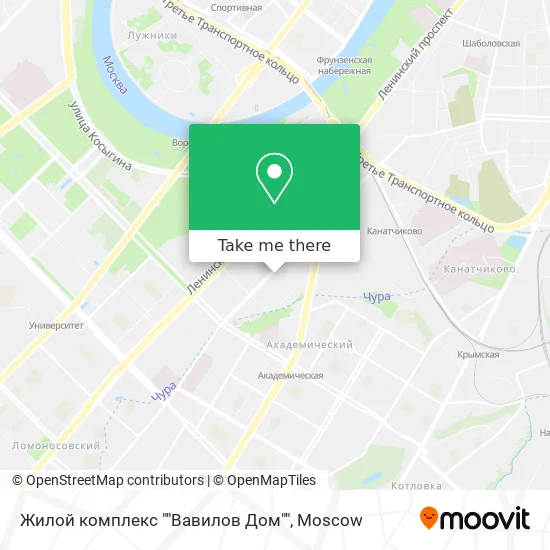 Жилой комплекс ""Вавилов Дом"" map