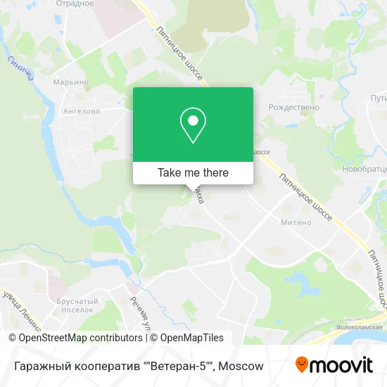 Гаражный кооператив ""Ветеран-5"" map