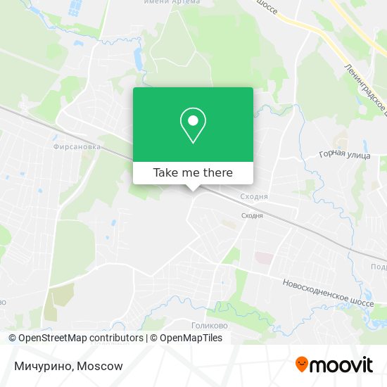 Мичурино map