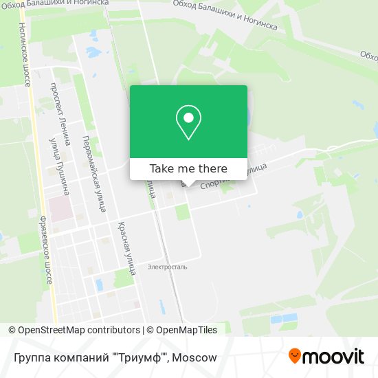 Группа компаний ""Триумф"" map