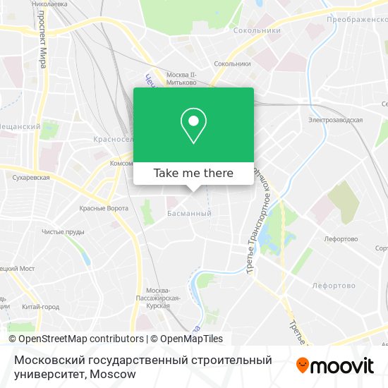 Московский государственный строительный университет map