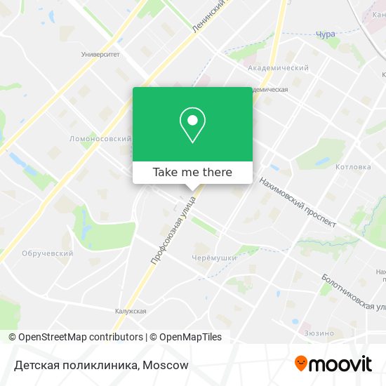 Детская поликлиника map