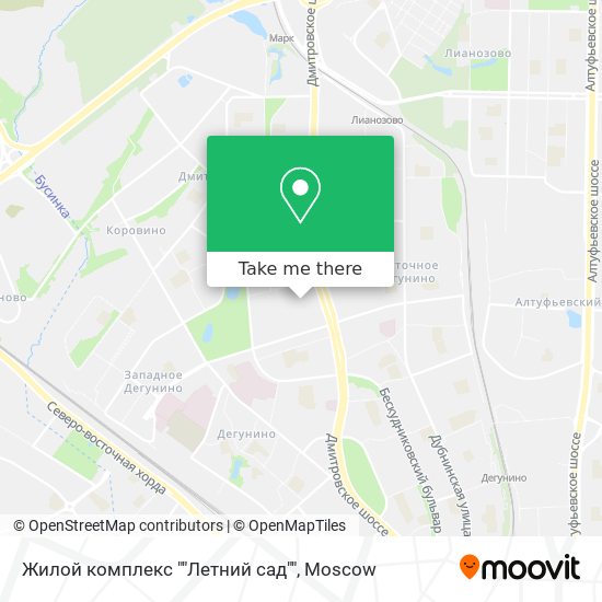 Жилой комплекс ""Летний сад"" map