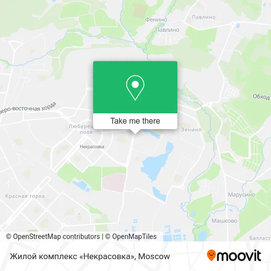 Жилой комплекс «Некрасовка» map