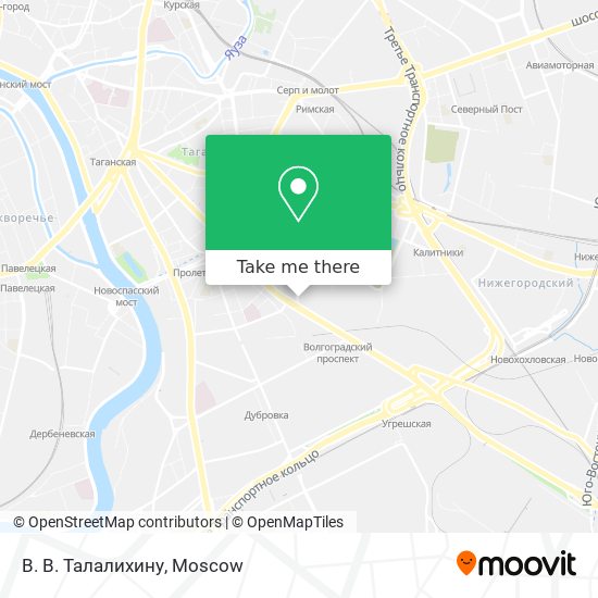 В. В. Талалихину map