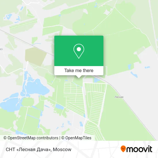 СНТ «Лесная Дача» map