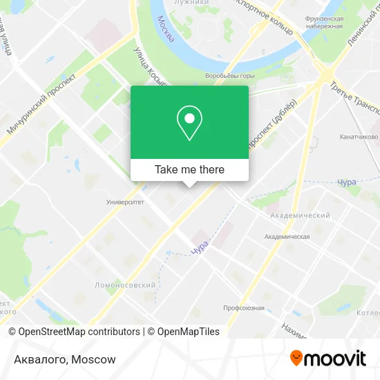 Аквалого map